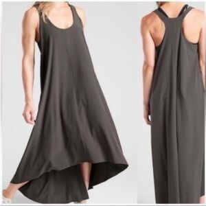 Athleta Presidio Maxi Dress Olive Green SP